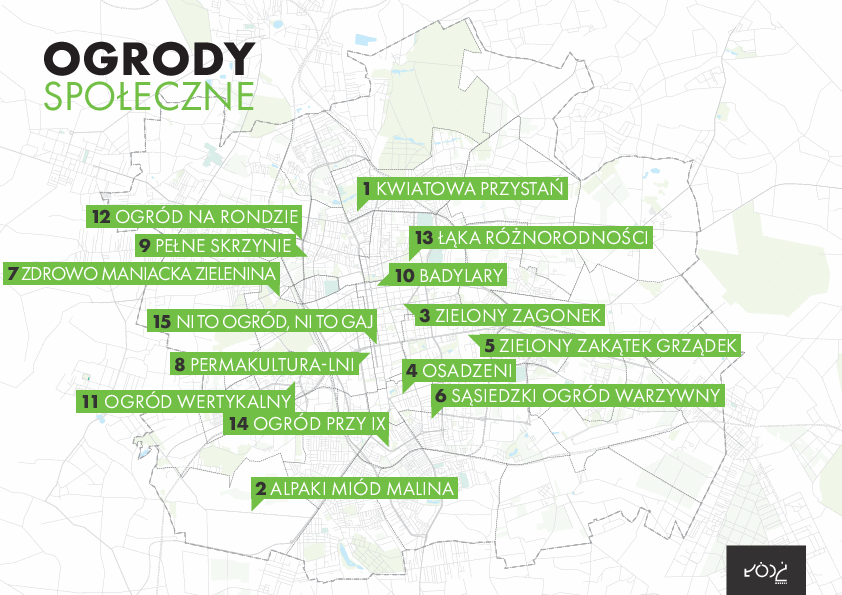 mapa ogrody mapa ogrody, mat. UMŁ