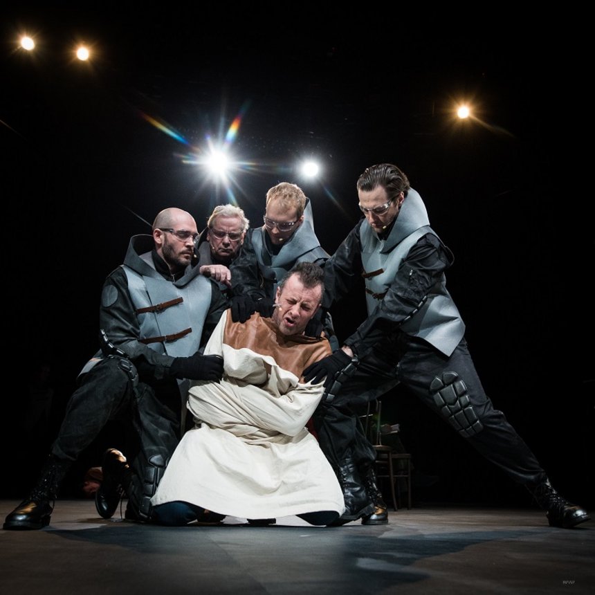 Teatr Nowy im. Kazimierza Dejmka w Łodzi pokazał premierowy spektakl „POCZEKALNIA. Kaczmarski/Tymański” w 2018 roku. fot. HaWa