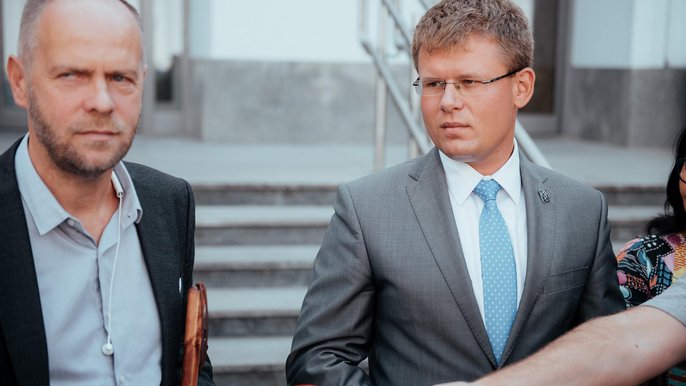 Na zdjęciu od lewej: Jan Szuster i Adam Wieczorek Na zdjęciu od lewej: Jan Szuster i Adam Wieczorek - fot. Radosław Żydowicz / UMŁ