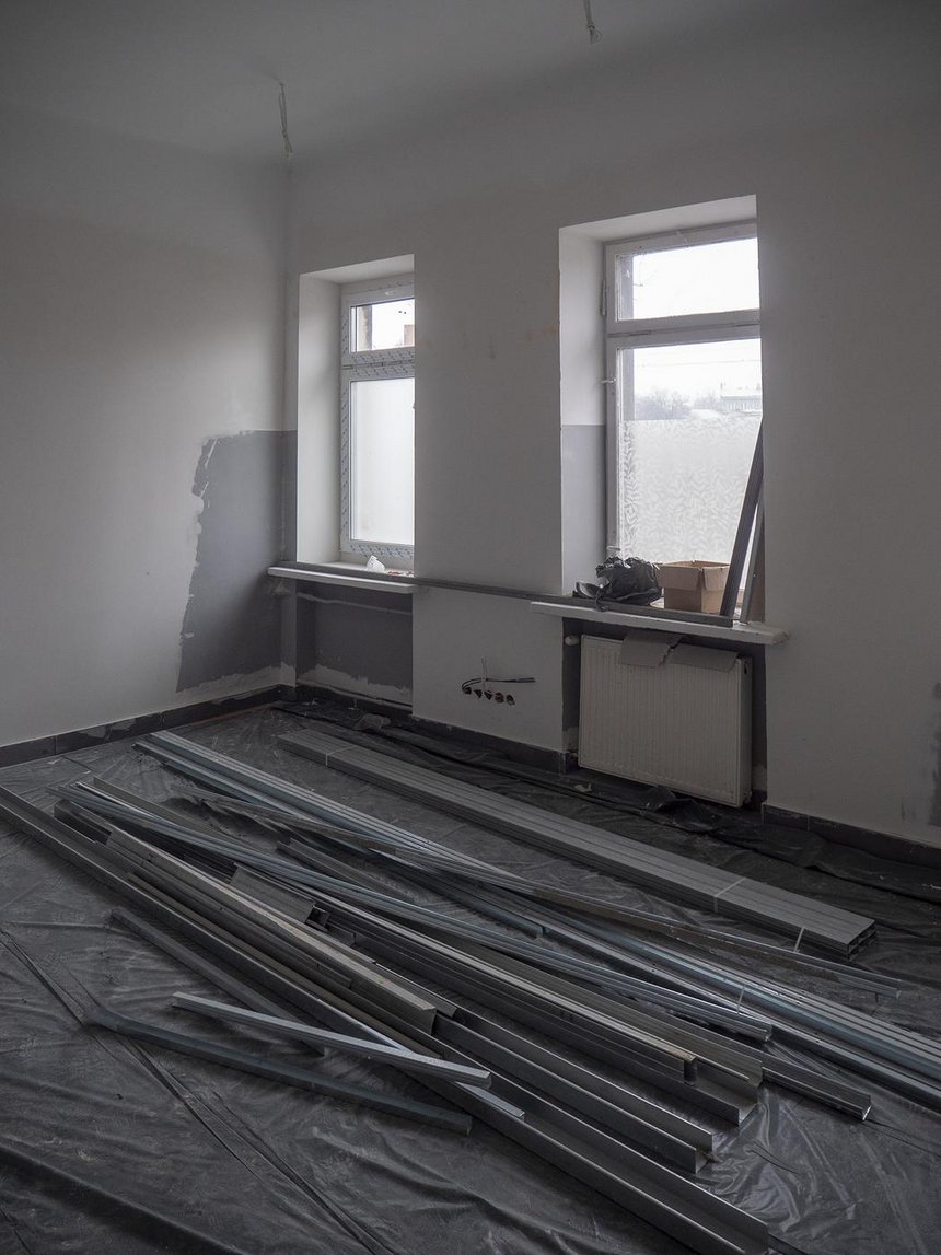 Remontowane wnętrza miejskiej poradni przy ul. Snycerskiej 1 fot. UMŁ
