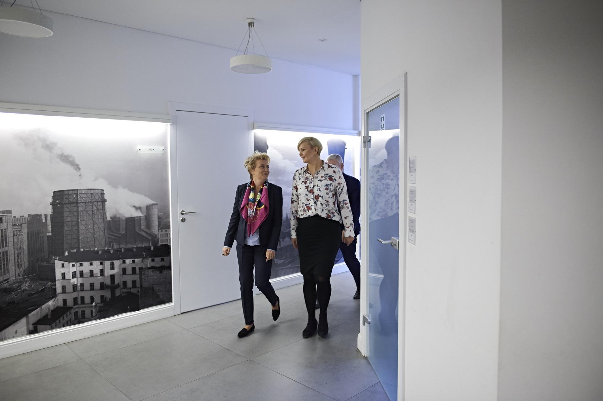 W UMŁ prezydent Łodzi Hanna Zdanowska i Otylia Jędrzejczak spotkały się z dziennikarzami, fot. Radosław Jóźwiak / UMŁ