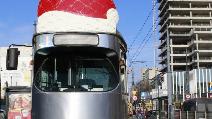 Mikołaj przyjedzie do Łodzi tramwajem - fot. mat. MPK-ŁÓDŹ SP. Z O.O