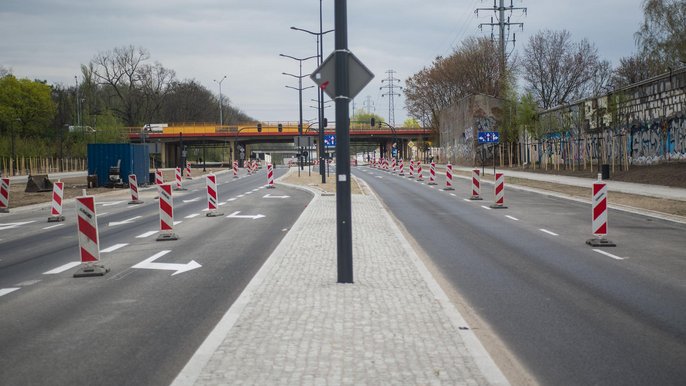 Koniec prac na ulicy Nowowęglowej. Otwarcie w połowie maja Koniec prac na ulicy Nowowęglowej. Otwarcie w połowie maja - fot. Witold Ancerowicz / UMŁ