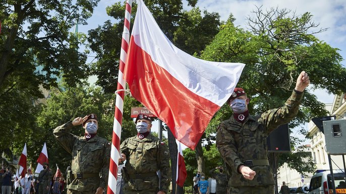 Łódzkie obchody 100-lecia Bitwy Warszawskiej i Święta Wojska Polskiego - fot. Radosław Jóźwiak / UMŁ