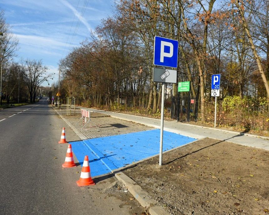 Nowy parking przy ul. Źródłowej fot. UMŁ