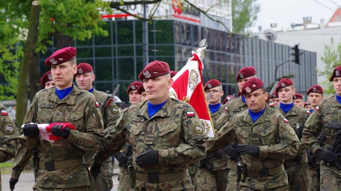 Ku czci Konstytucji 3 Maja Ku czci Konstytucji 3 Maja - fot. Andrzej Janecki / UMŁ