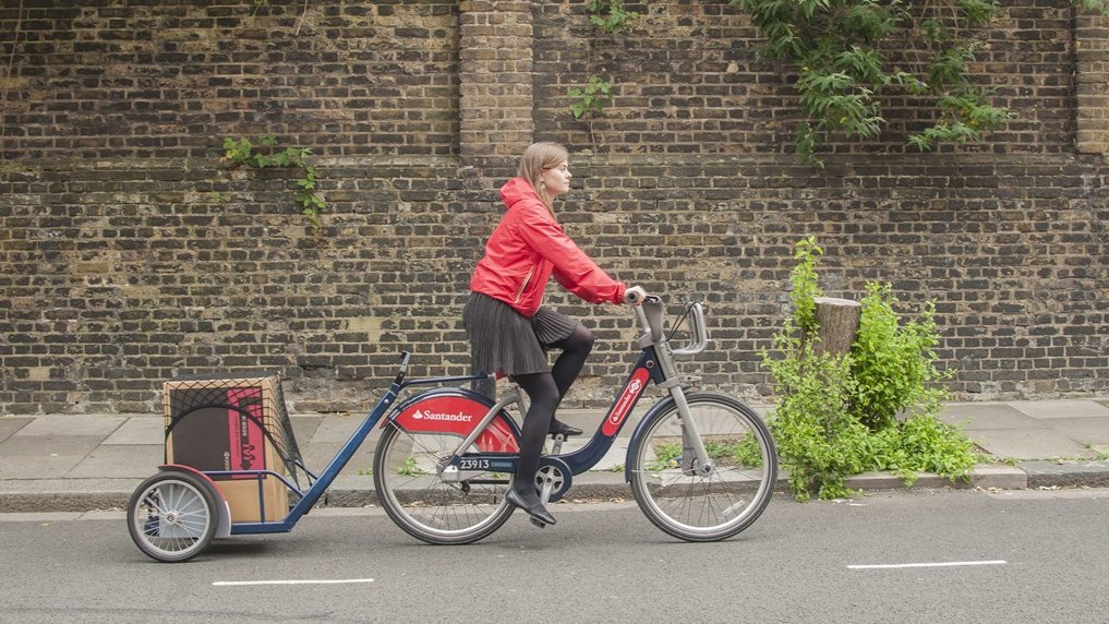 Jan Libera - "Miejska przyczepka rowerowa", mat. ŁDF