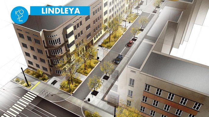 Tak będzie wyglądał woonerf na Lindleya Tak będzie wyglądał woonerf na Lindleya