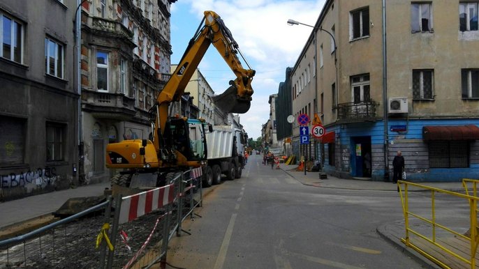 Ruszyła przebudowa ulicy Wschodniej, uwaga na utrudnienia w ruchu - fot. ZIM