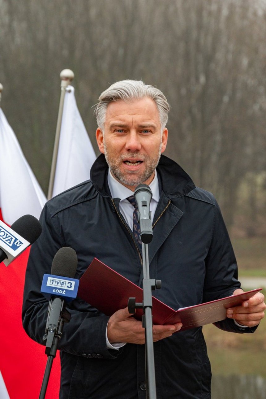 Przewodniczący Rady Miejskiej w Łodzi Bartosz Domaszewicz. Fot. P. Wacławiak, UMŁ. 