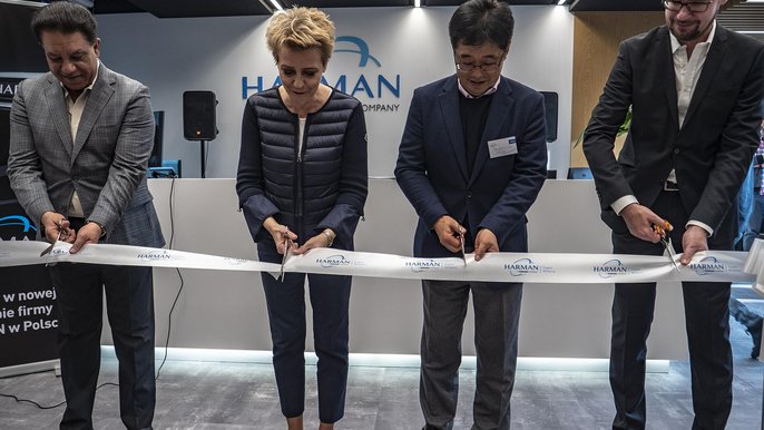 Harman w nowej siedzibie i z nowymi planami rozwoju Harman w nowej siedzibie i z nowymi planami rozwoju - fot. Stefan Brajter / UMŁ