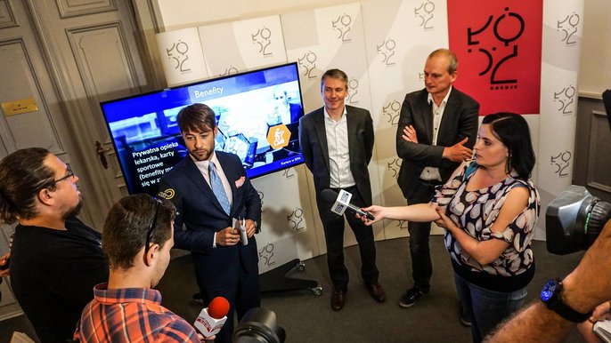 Konferencja prasowa dot. łódzkiej działalności Digital Workforce Konferencja prasowa dot. łódzkiej działalności Digital Workforce