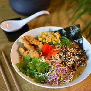 Vege Mushroom Miso Ramen 