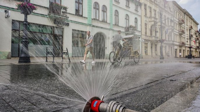 ZWiK na czas upałów wystawi kurtynę wodną - fot. z arch. UMŁ