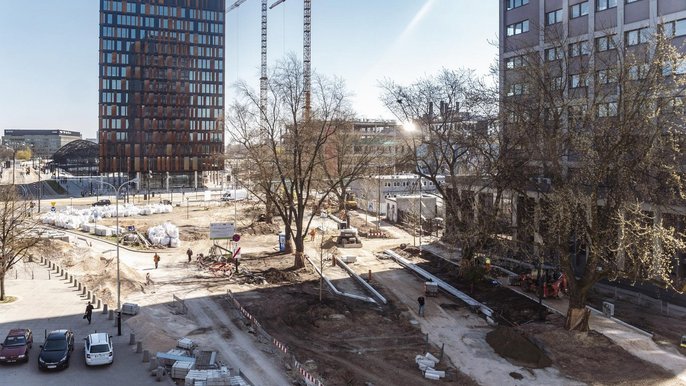 Nowy wygląd, więcej zieleni. Kończymy przebudowę ul. Traugutta. Nowy wygląd, więcej zieleni. Kończymy przebudowę ul. Traugutta. - fot. Stefan Brajter / UMŁ