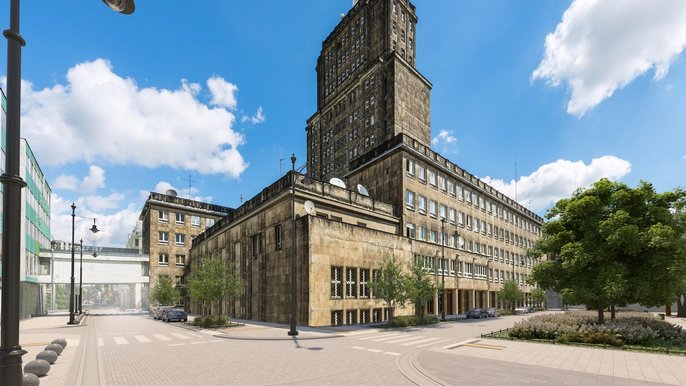 Wizualizacja przedłużenia ul. Wschodniej do ul. Sienkiewicza Wizualizacja przedłużenia ul. Wschodniej do ul. Sienkiewicza - mat. UMŁ
