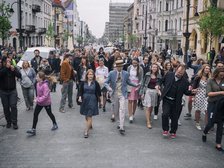 fot. J. Chmura/ mat. pras. Swingowy Spacer po Piotrkowskiej