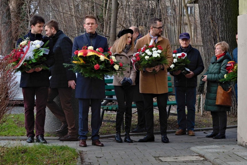 Wiceprezydent Łodzi Adam Wieczorek i radny Sejmiku Województwa Łódzkiego Paweł Bliźniuk. Fot. Patryk Wacławiak. Fot. Patryk Wacławiak.