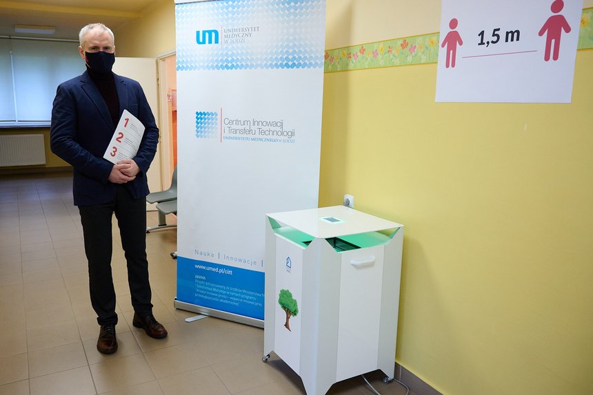 Punkt szczepień w Miejskim Centrum Medycznym "Bałuty" przy ul. Wielkopolskiej 55 fot. Sebastian Glapiński / UMŁ