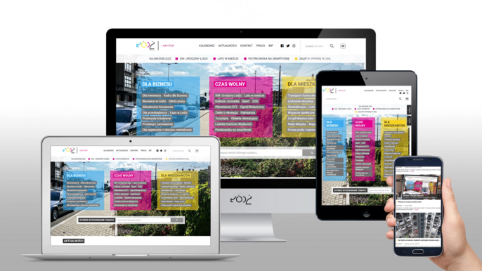 Portal lodz.pl jest responsywny, czyli dostępny dla urządzeń mobilnych Portal lodz.pl jest responsywny, czyli dostępny dla urządzeń mobilnych