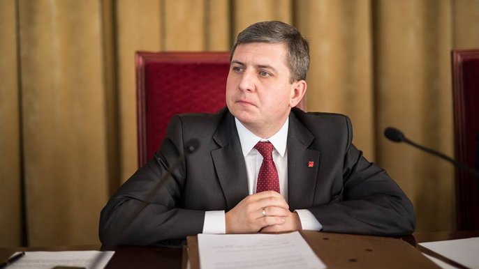 przewodniczący Rady Miejskiej Tomasz Kacprzak przewodniczący Rady Miejskiej Tomasz Kacprzak - Witold Ancerowicz, UMŁ