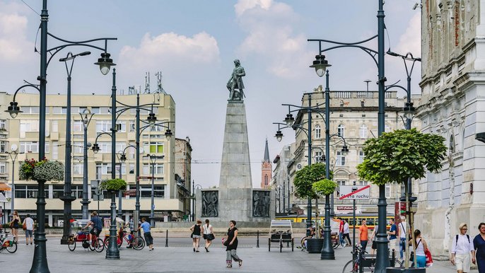 Plac Wolności w Łodzi - fot. z arch. UMŁ