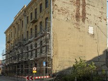 Odnowiona fasada kamienicy przy ul. Rewolucji 1905 roku nr 29 fot. Stefan Brajter / UMŁ