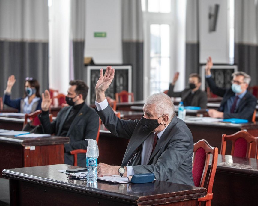 Posiedzenie Rady ds. Szkolnictwa Wyższego i Nauki przy Prezydencie Miasta Łodzi fot. Paweł Łacheta / UMŁ