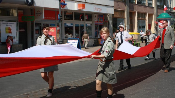Dzień Flagi Rzeczypospolitej Polskiej Dzień Flagi Rzeczypospolitej Polskiej - fot. z arch. UMŁ