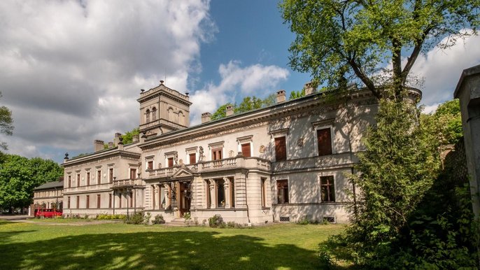 Muzeum Kinematografii, Pałac Karola Scheiblera - widok od strony ogrodu. - fot. Archiwum UMŁ