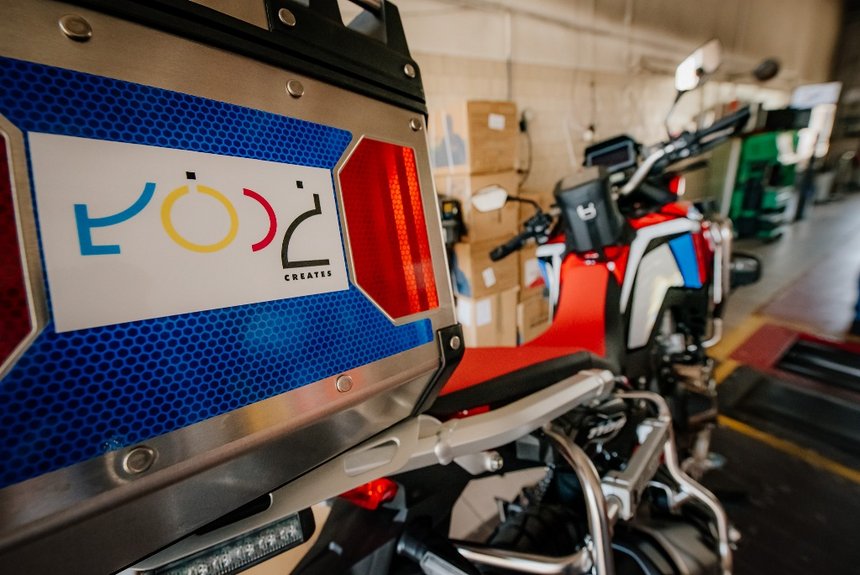 W najbliższych dniach na łódzkie ulice wyjadą dwie motokaretki, czyli motocykle wyposażone prawie tak, jak ambulans. fot. Radosław Żydowicz