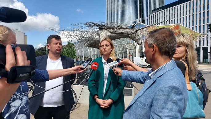 Katarzyna Dyzio oraz Damian Raczkowski, podsumowują etap składania wniosków Katarzyna Dyzio oraz Damian Raczkowski, podsumowują etap składania wniosków - fot. UMŁ