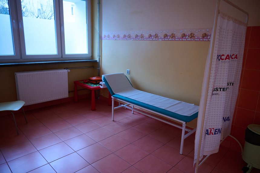 Punkt szczepień w Miejskim Centrum Medycznym "Bałuty" przy ul. Wielkopolskiej 55 fot. Sebastian Glapiński / UMŁ