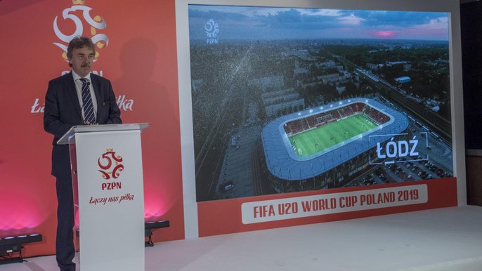 Prezes PZPN Zbigniew Boniek ogłosił, że w Łodzi rozegrane zostaną mecze Mistrzostw Świata FIFA U-20 Polska 2019 Prezes PZPN Zbigniew Boniek ogłosił, że w Łodzi rozegrane zostaną mecze Mistrzostw Świata FIFA U-20 Polska 2019 - fot. Stefan Brajter