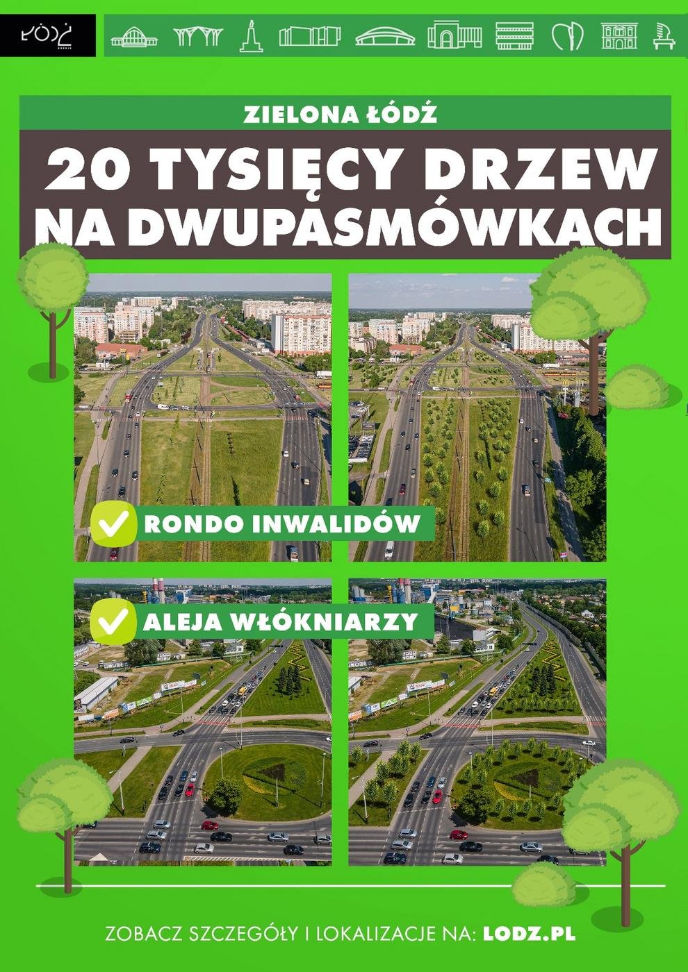 20 tysięcy drzew w dwupasmówkach