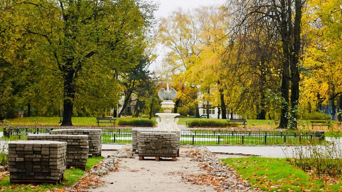 Park Moniuszki i park Sienkiewicza w przebudowie Park Moniuszki i park Sienkiewicza w przebudowie - fot. Paweł Łacheta / UMŁ
