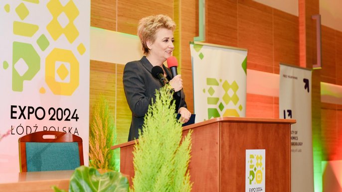 Wśród międzynarodowego grona prelegentów była prezydent Łodzi Hanna Zdanowska Wśród międzynarodowego grona prelegentów była prezydent Łodzi Hanna Zdanowska - fot. Paweł Łacheta / UMŁ