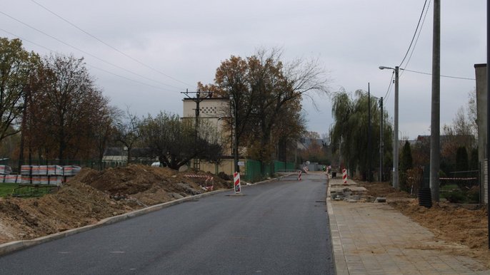 Półmetek prac na ul. Zygmunta Półmetek prac na ul. Zygmunta - mat. UMŁ