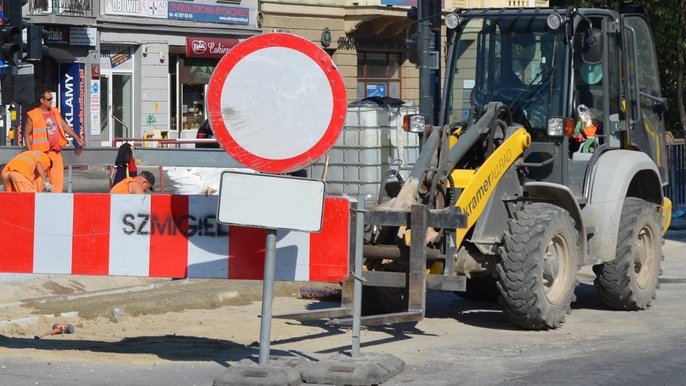 Na remontowanych odcinkach zapewnione będą tylko docelowe wjazdy Na remontowanych odcinkach zapewnione będą tylko docelowe wjazdy - z arch. UMŁ