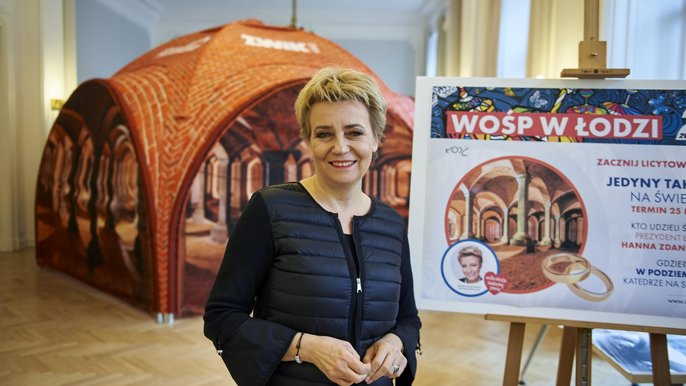 Ślubu udzieli prezydent Łodzi Hanna Zdanowska - fot. Radosław Jóźwiak / UMŁ