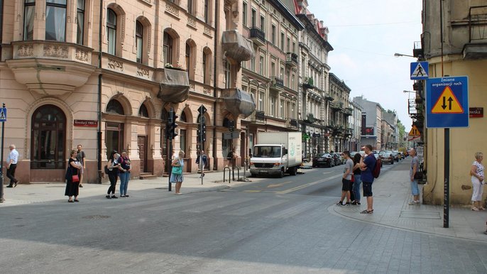 Od niedzieli przywrócony zostanie ruch jednokierunkowy na ul. Próchnika i Rewolucji 1905 r. Od niedzieli przywrócony zostanie ruch jednokierunkowy na ul. Próchnika i Rewolucji 1905 r. - mat. ZDiT