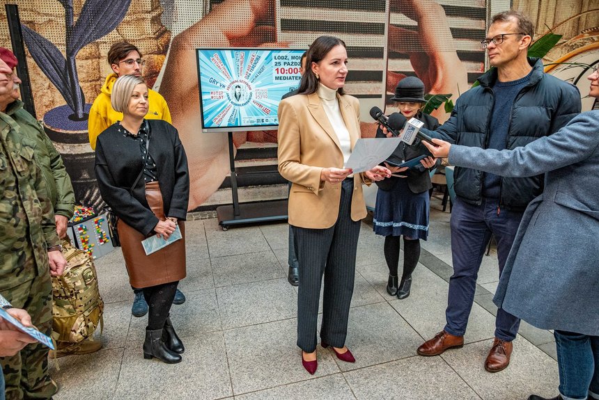 Wiceprezydent Małgorzata Moskwa - Wodnicka. Fot. T.Walczak UMŁ.