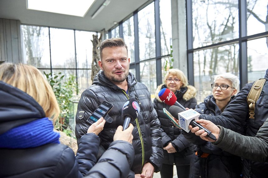 Randka w ciemno w łódzkim ZOO. Samica hipopotama karłowatego zamieszkała w łódzkim ogrodzie zoologicznym fot. Radosław Jóźwiak / mat. UMŁ