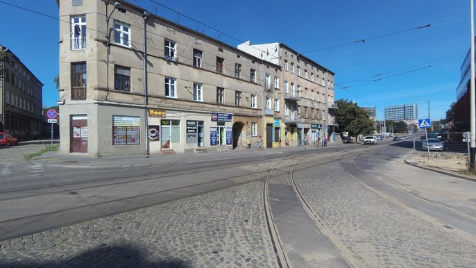 Skrzyżowanie Rzgowska / Dąbrowskiego Skrzyżowanie Rzgowska / Dąbrowskiego