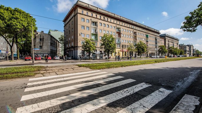 Bałuty, ul. Wojska Polskiego Bałuty, ul. Wojska Polskiego - fot. Sebastian Glapiński / UMŁ