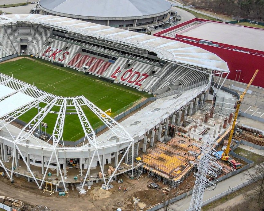 Łódź buduje Stadion ŁKS