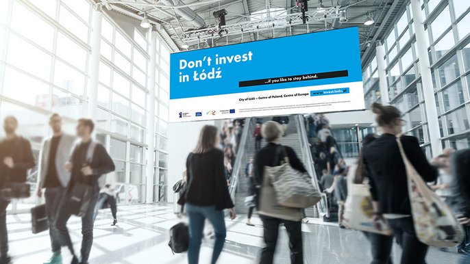 Don’t invest in Łódź! Z tym hasłem spotykali się już pasażerowie zagranicznych portów lotniczych, czytelnicy takich portali internetowych jak The Wall Street Journal, Bloomberg czy LindekIn Don’t invest in Łódź! Z tym hasłem spotykali się już pasażerowie zagranicznych portów lotniczych, czytelnicy takich portali internetowych jak The Wall Street Journal, Bloomberg czy LindekIn - fot. z arch. UMŁ