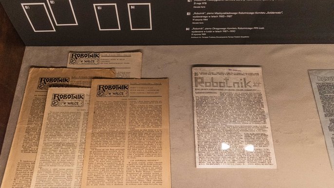 - Bibuła - Tajna Drukarnia przy Wschodniej 19. Fot. P. Wacławiak, UMŁ.
