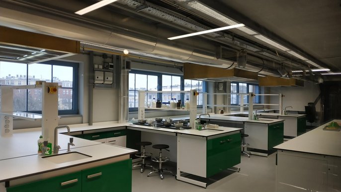 Nowe laboratoria chemiczne w Centrum Nauki i Techniki EC1 Nowe laboratoria chemiczne w Centrum Nauki i Techniki EC1 - mat. prasowe