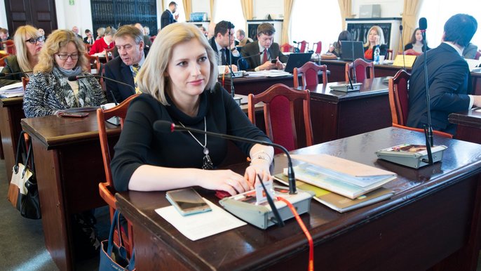 Radni podjęli uchwały ws. miejskich nieruchomości Radni podjęli uchwały ws. miejskich nieruchomości - Witold Ancerowicz, UMŁ